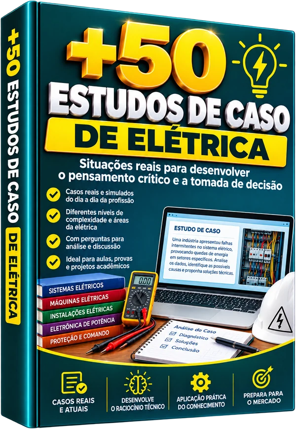 Capa do bônus +50 estudos de caso de Elétrica